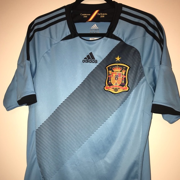 spain blue jersey